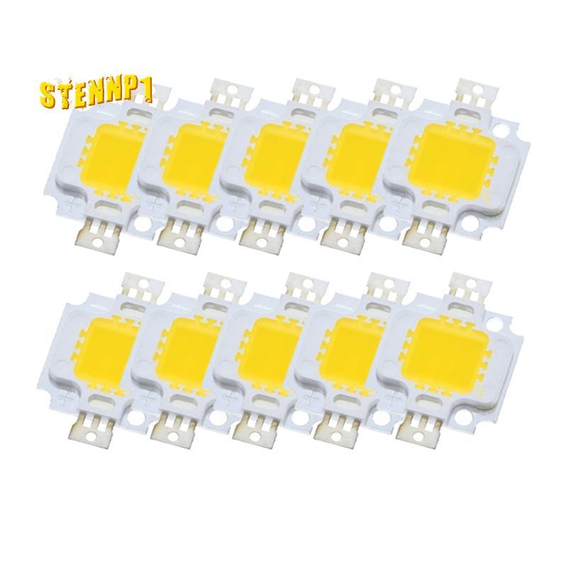 Cho Đèn Lũ Tương Thích 10 Chiếc 10W LED Chip Bóng Đèn 10W Led Trắng Ấm / Trắng Đèn Công Suất Cao Trắ