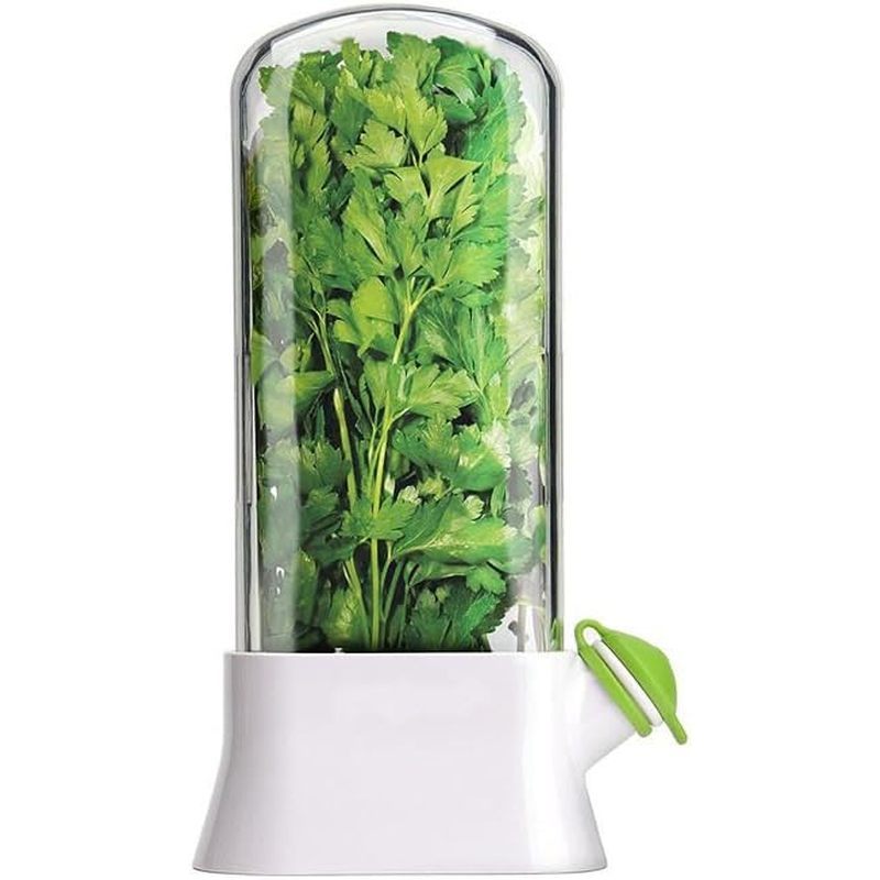 YUECIOY refrigerator herb storage container, large herb storage container, suitable for storing herb