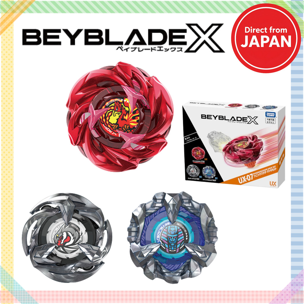 TAKARA TOMY BEYBLADE X UX-07 Phoenix Lader Deck Set【Direct from Japan】
