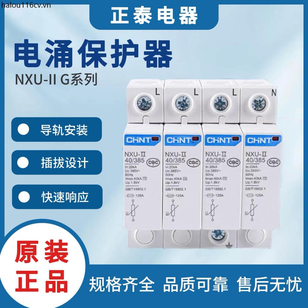 Zhengtai Electric Surge Protector Queen Series NXU-IIG40KA / 385V4P Lightning Protector Lightning Pr