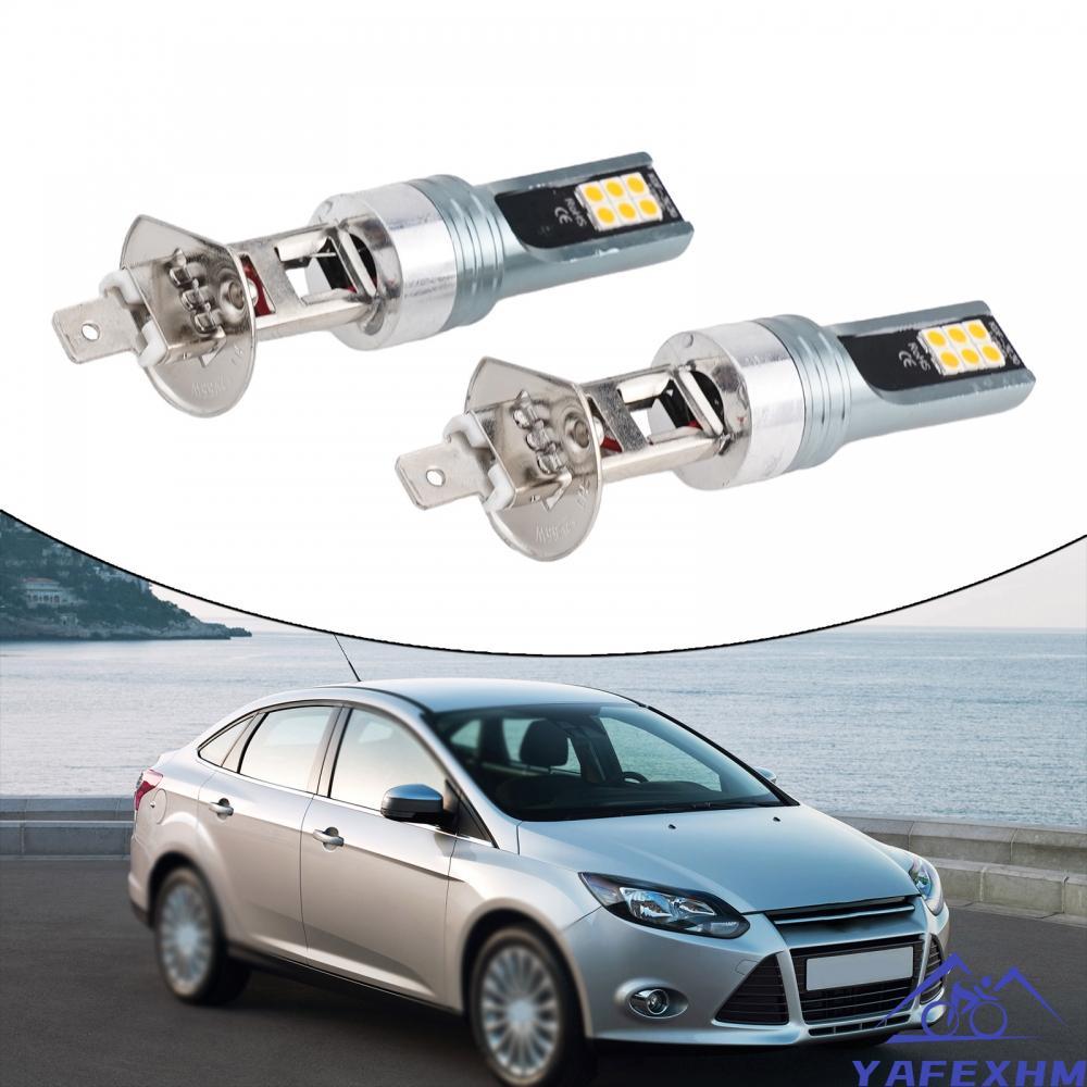 Bóng Đèn LED Sương Mù Vàng Chất Lượng Cao 3000K H1 Bộ Đèn Pha LED 2 Chiếc