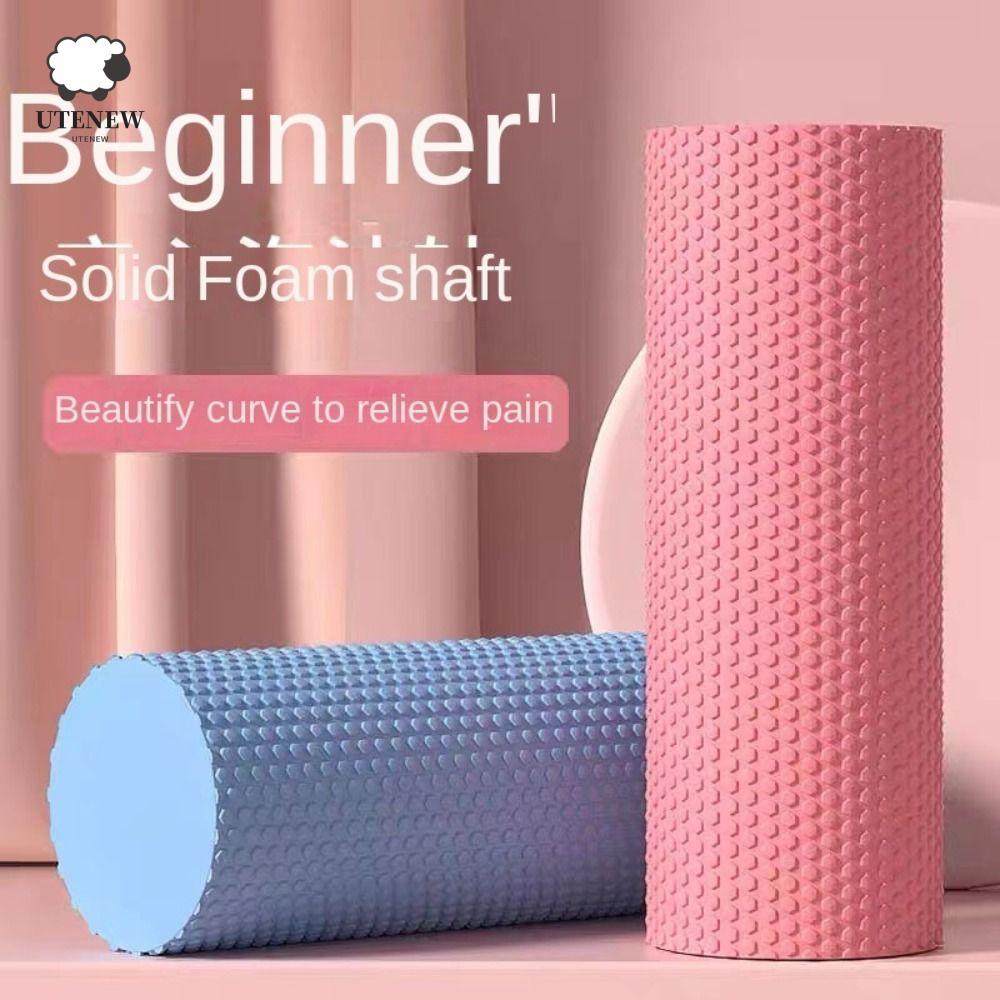 UTENEW Yoga Pilates Foam Roller, Dụng cụ tập thể dục Trigger Point Yoga Foam Massage Roller, Thiết b