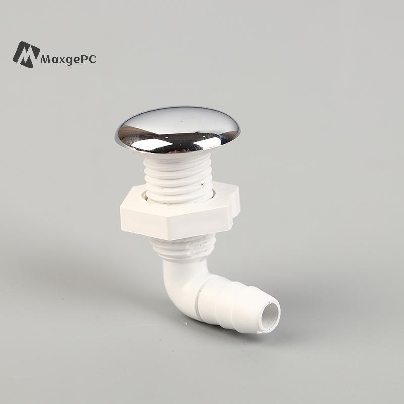 [Max-t] Bồn tắm nước nóng Air Jet Air Nozzle Bề mặt mạ Chrome phi kim loại với đế trắng Phụ kiện bồn