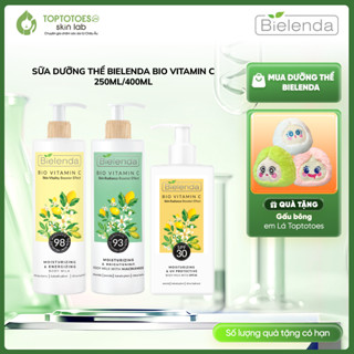   HÀNG NHẬP KHẨU  Sữa dưỡng thể trắng da Bielenda Bio Vitamin C bảo vệ da toàn diện 250ml 400ml 