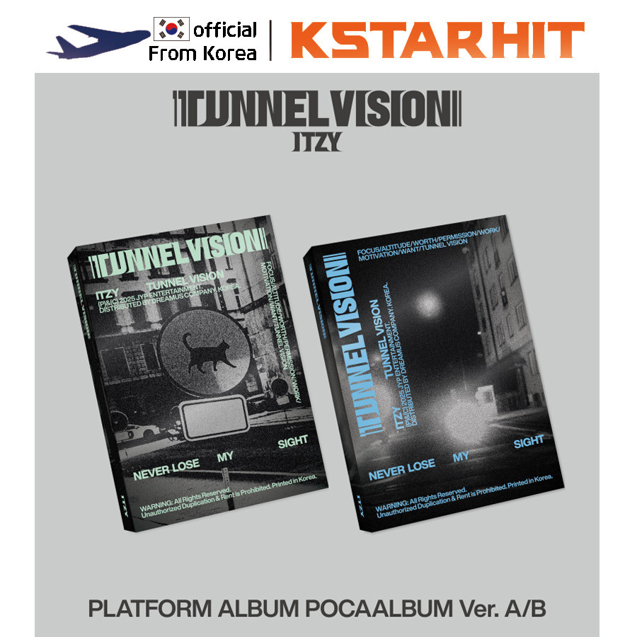 (+POB / POCA ALBUM Ver.) ITZY - TUNNEL VISION (11th Mini Album)