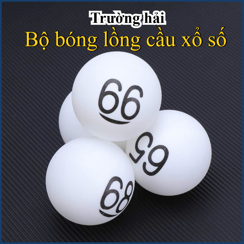 Bộ Bóng Lồng Cầu Xổ Số, Lô Tô cho Lồng Cầu Quay Xổ Số , Rút Thăm Trúng Thưởng-( Màu Ngẫu Nhiên)