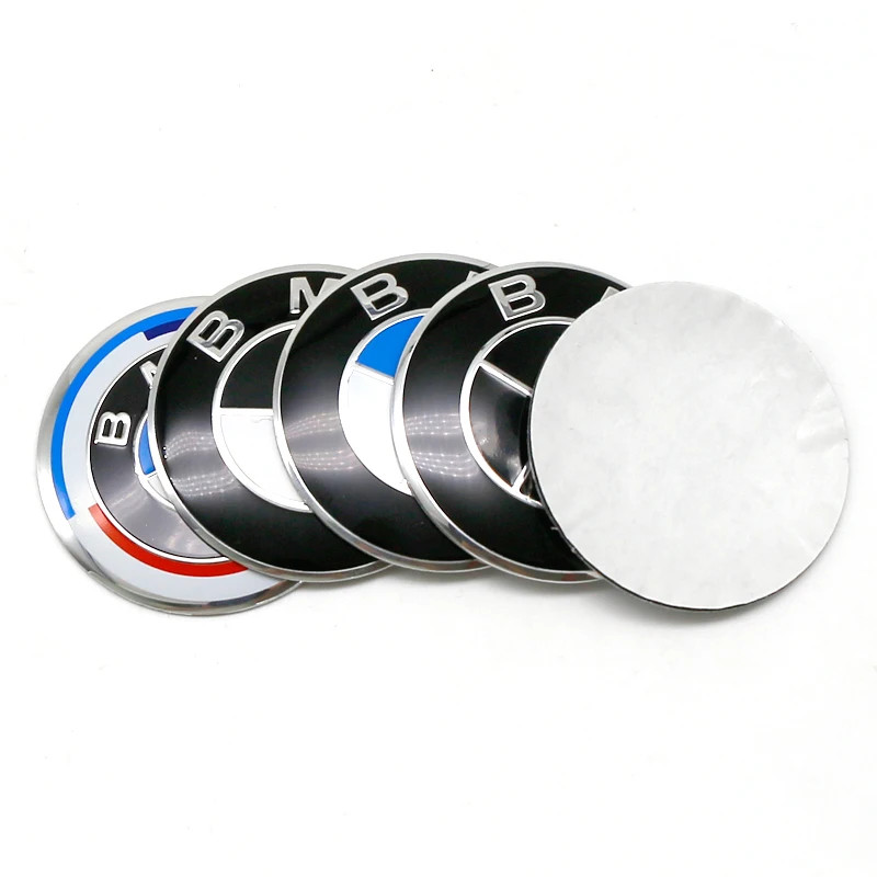 4 56mm60mm65mm70mm Bánh Xe Trung Tâm Miếng Dán Quốc Huy Vành Mũ Trung Tâm Cho Xe BMW F07 F90 F10 F11