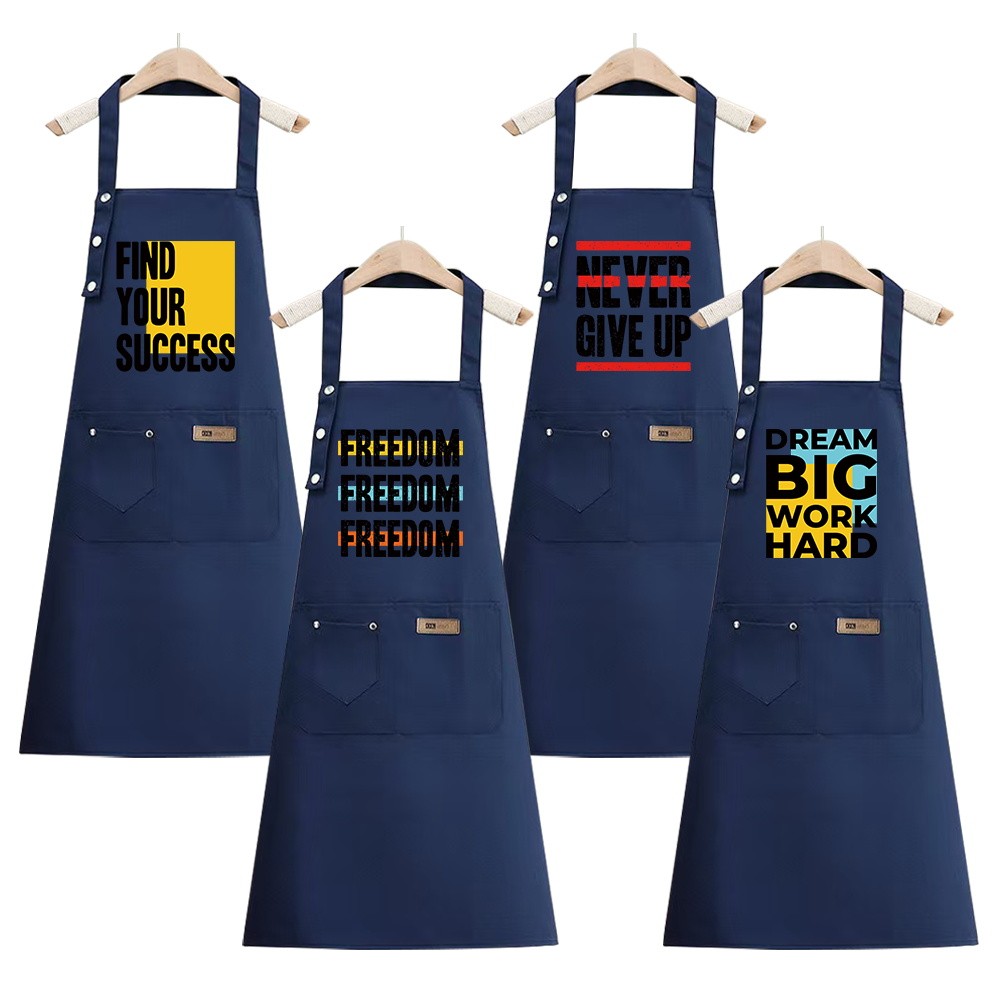 Hot selling in VietnamSleeveless halter apron Gardening apron Kitchen household Waterproof and oil-r