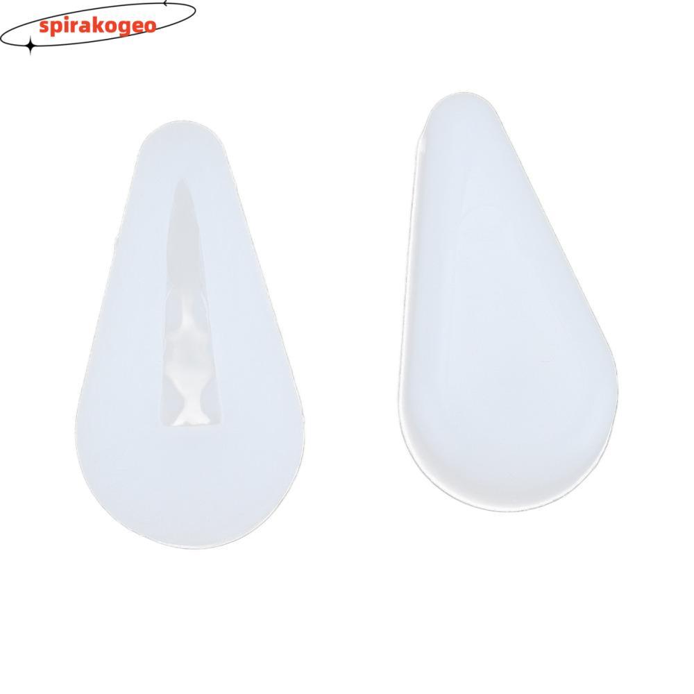 SPIRAKOGEO 2 Khuôn Silicon Đầu Lâu, Khuôn Nhựa Đầu Lâu Màu Trắng Mềm, Trang Sức Nhựa DIY Crow Raven 