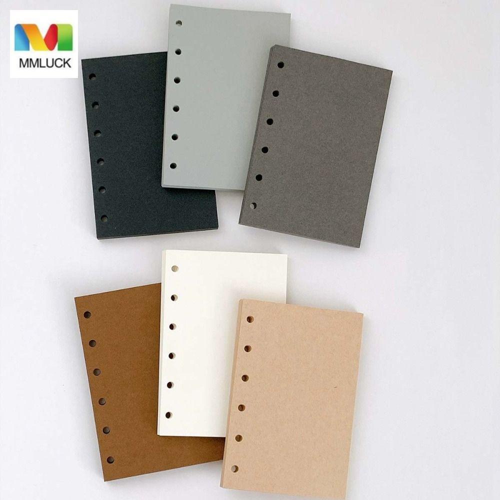 MMLUCK Trang giấy kết dính nạp lại bên trong, Thẻ trang chỉ mục bên trong 50 tờ A7 Giấy nạp lại máy 