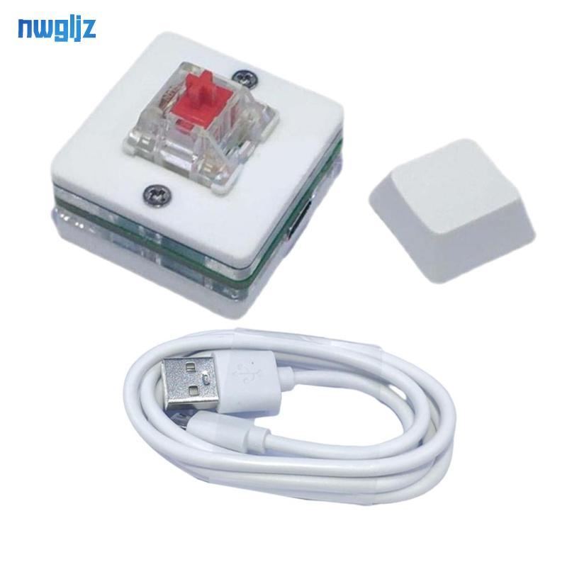 Bàn phím Mini USB với 1 phím, RGB, Bàn phím chơi game cơ học để chơi game, PC
