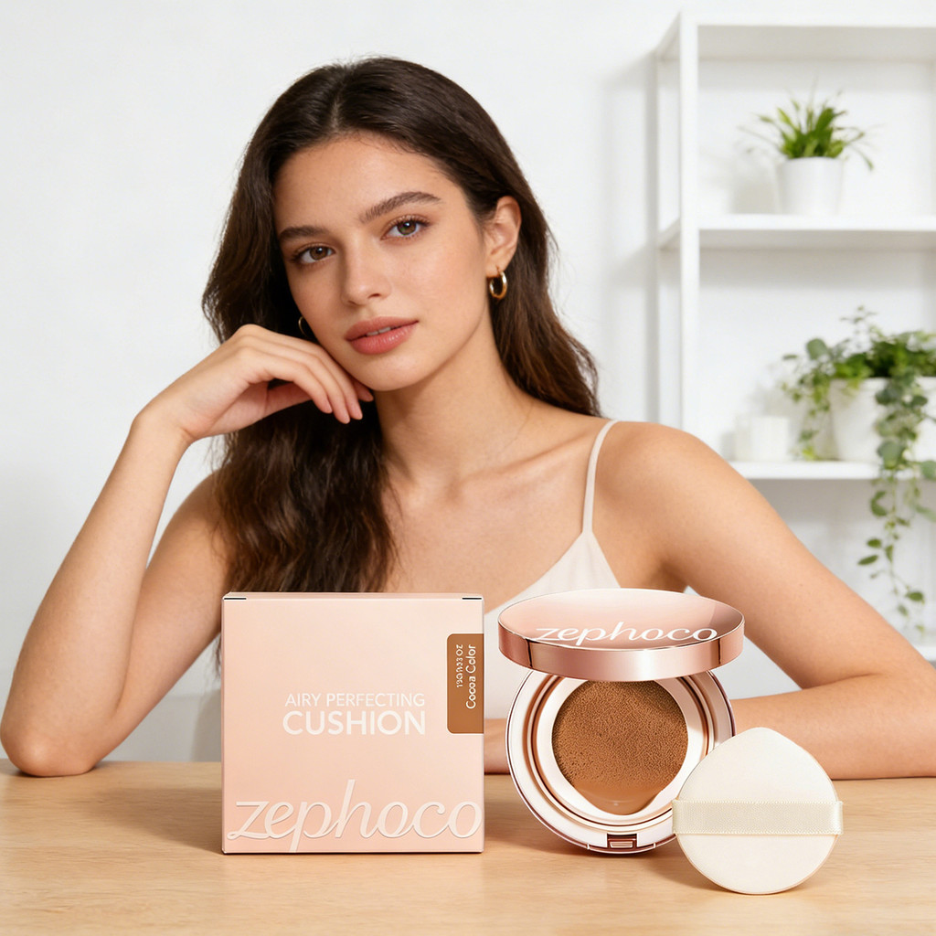 Kem nền che khuyết điểm nhẹ Zephoco (Màu ca cao) Fit Finely Made Matte Foundation-Clothing Beauty Sh