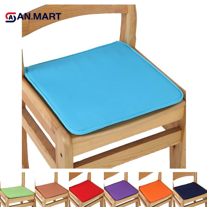 AN.MART Đệm Ghế Văn Phòng Sân Vườn Trong Nhà Ghế Ăn Miếng Lót Dây Buộc Trên Vuông Xốp Sân UK CỦA TÔI