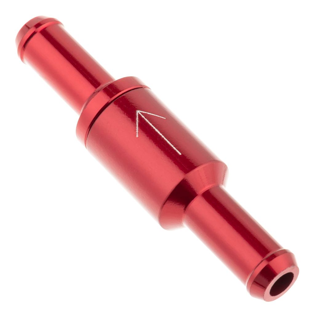 Kijima Motorcycle Parts One-Way Valve Ball Type 6mm Universal Red 105-151