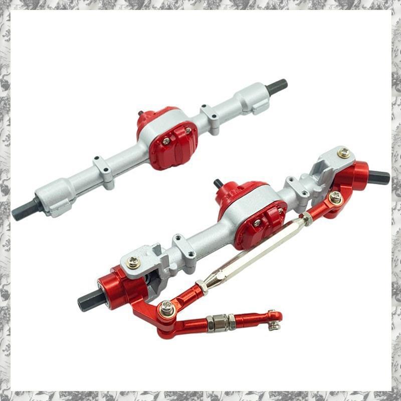 [D E O K] 2 Chiếc MN82 LC79 Trục Kim Loại Bánh Răng Trước Và Sau Trục Cho Mang Bò MN82 LC79 RC Xe Tả