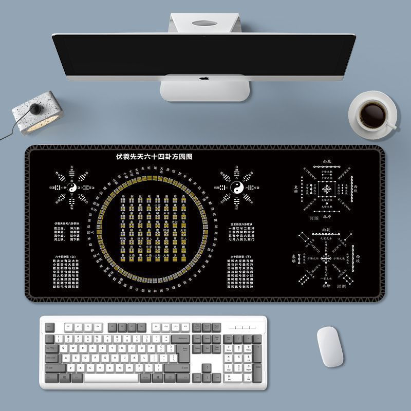 [Phong cách bán chạy] 64 Gua Square Circle Image Pad Giới thiệu Sách thay đổi Thuốc Pad River Tu Jia