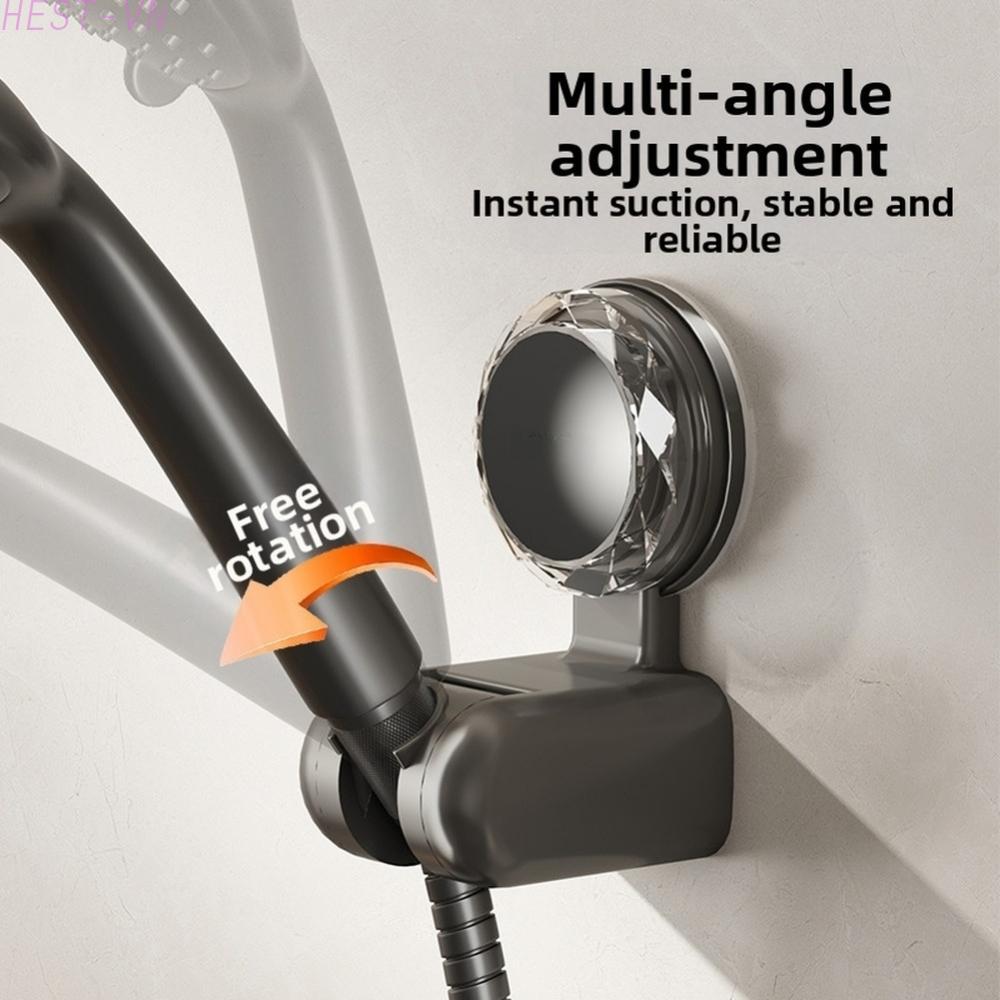 Bath ShowerHead Support Mural Douche Suction Cup Holder 360° Adjustable Holder