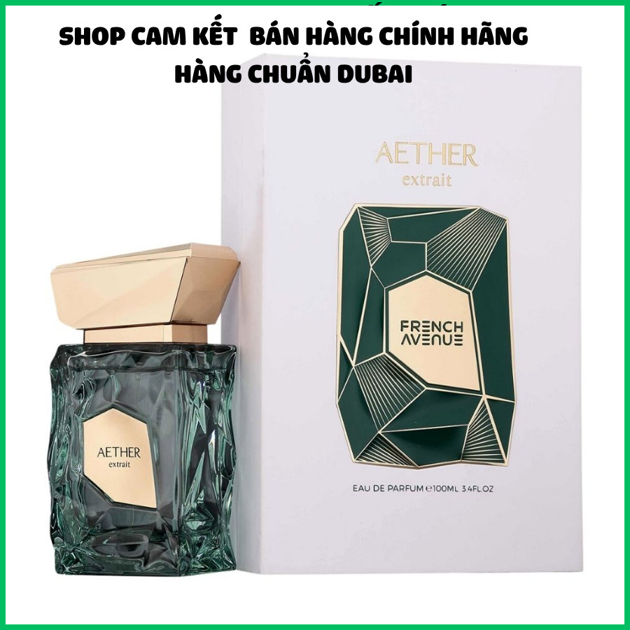 sufur Nước Hoa Unisex Fragrance World AETHER Extrait EDP 100ml