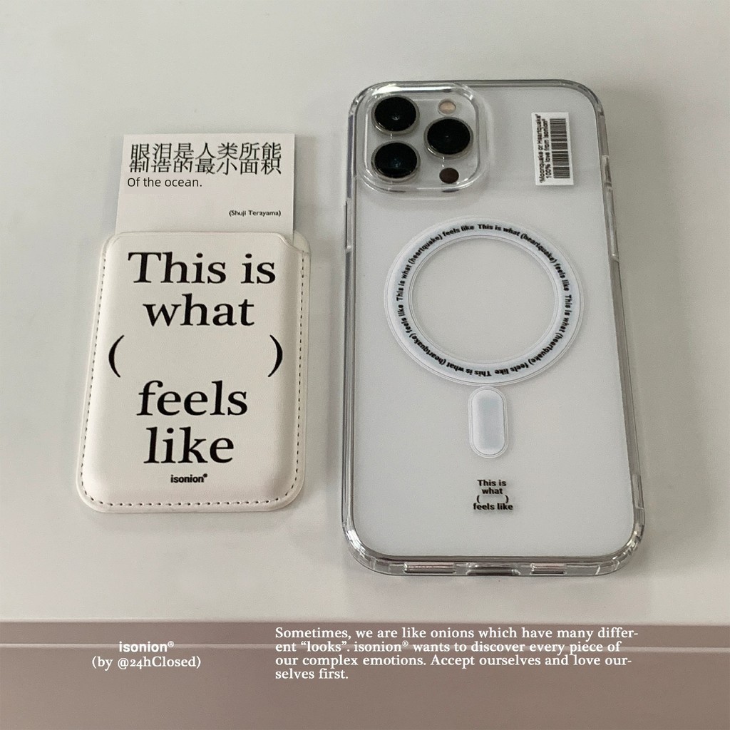 magsafe wallet ví magsafe iphone Ốp điện thoại bảo vệ Apple Glass chính hãng
