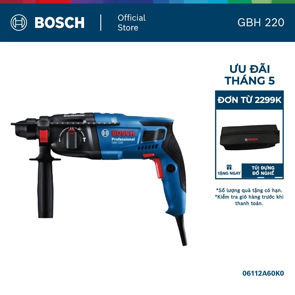 Máy khoan búa Bosch GBH 220