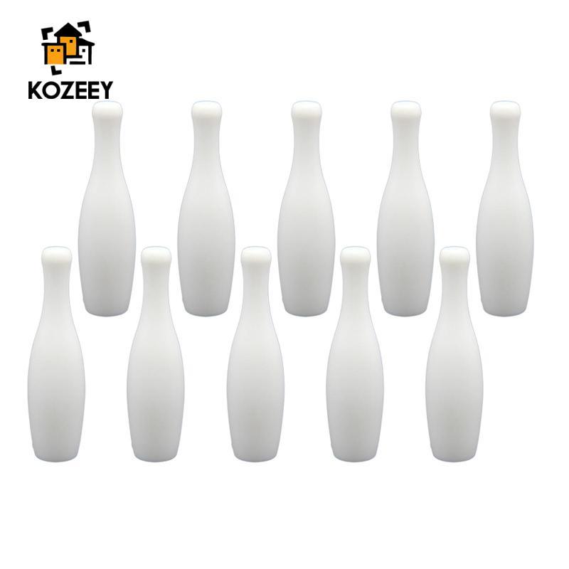 KOZEEY Trẻ Em Bowling Đồ Chơi Di Động Bowling Chân 10 Chai Đồ Chơi Bowling Ngoài Trời Trong Nhà