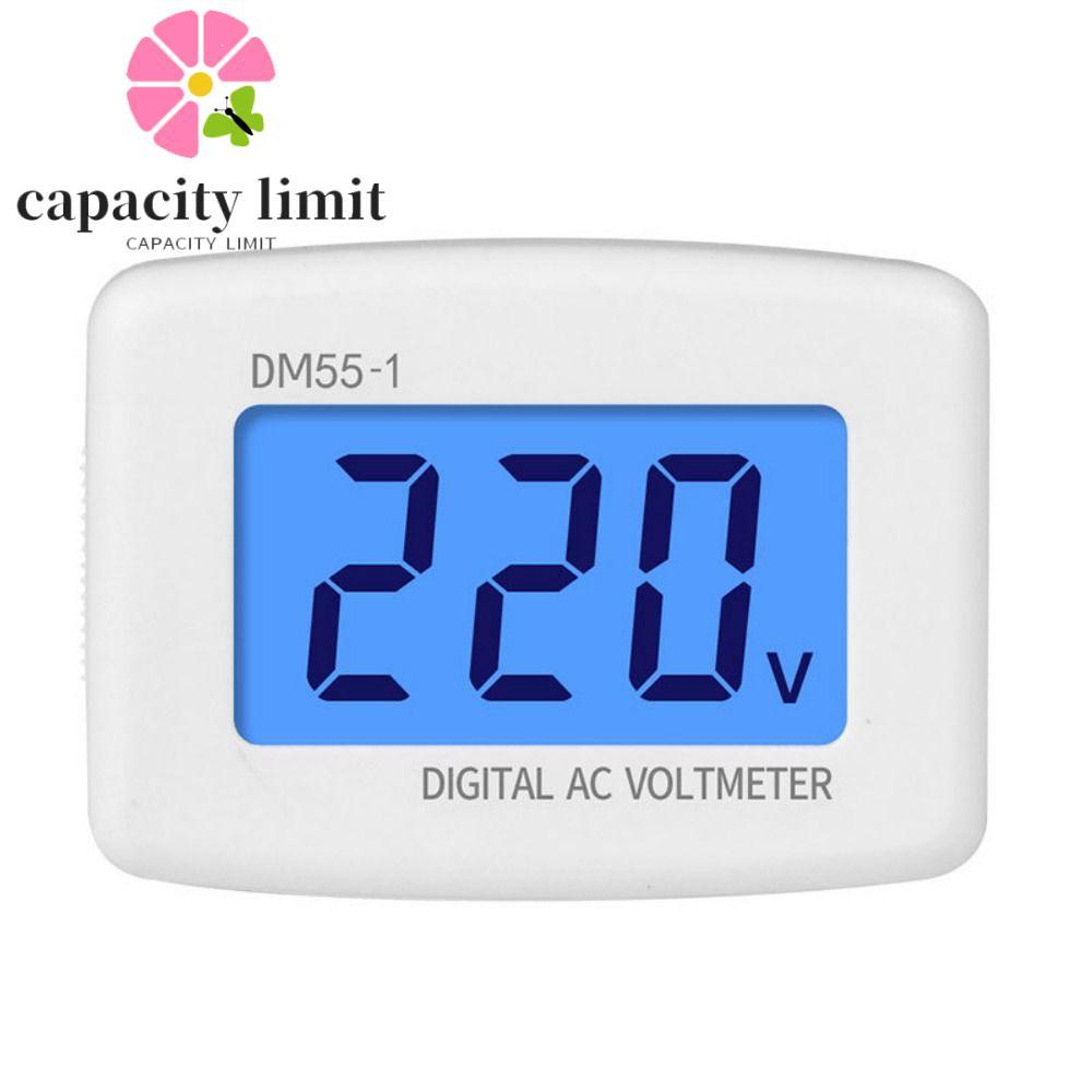 Máy kiểm tra điện áp ổ cắm giới hạn NĂNG LƯỢNG EU / US Plug AC Meter DM55-1 Plug Volt Meter