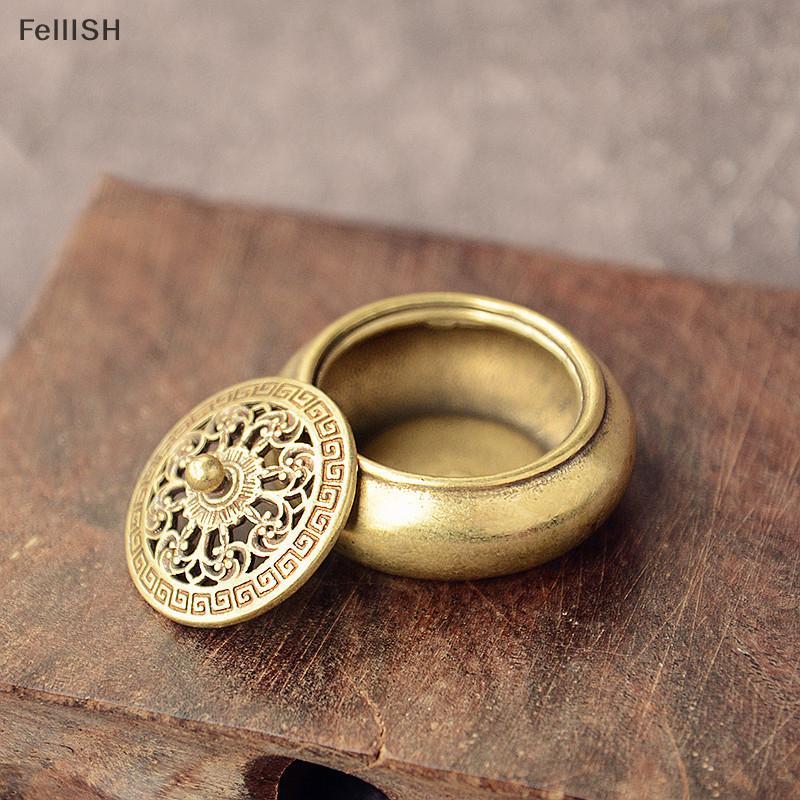 [Felli] Đồng Túi Sen Jiuding Hương Rỗng Hương Mini Lư Hương 436br