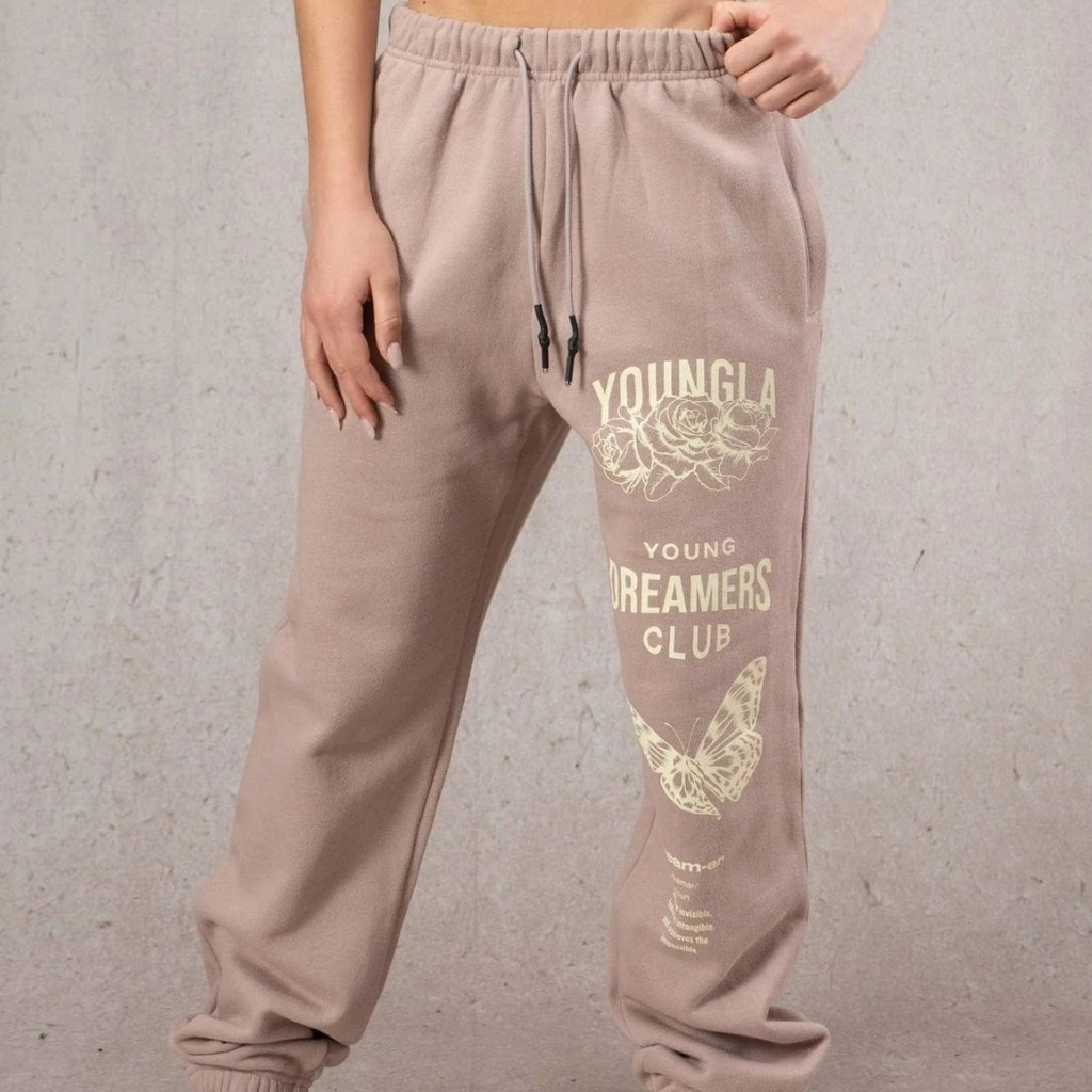 YOUNGLA Quần thể thao cotton terry YOUNGLA - Phù hợp tập gym và chạy bộ