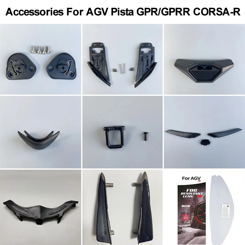 [2025NEW] Cơ chế tấm che mũ bảo hiểm Khóa Visera cho AGV PISTA GPR, PISTA GPRR, CORSA R Viseira Capa