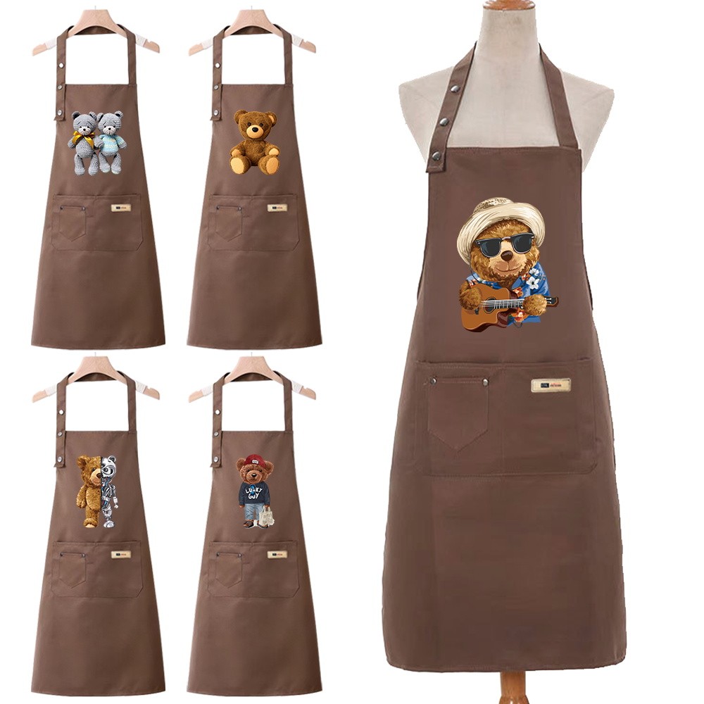 Hot selling in VietnamSleeveless halter apron Gardening apron Kitchen household Waterproof and oil-r
