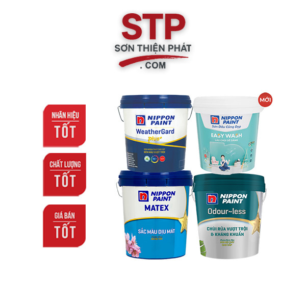 Nippon Matex trong,Nippon Super Matex ,WeatherGard, Nippn WP200 Plus, Nippon Odour-less, Nippon Easy