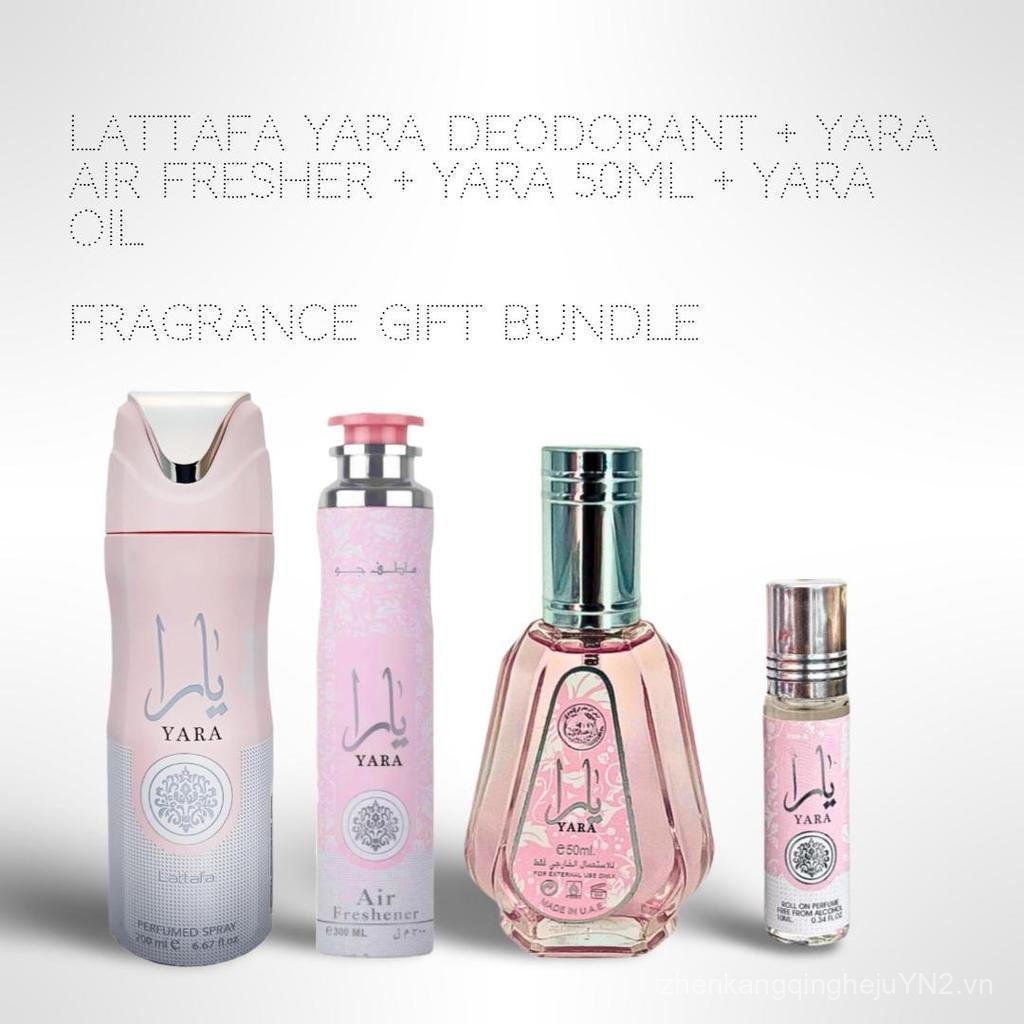 Ya La Love Set-Lattafa Lattafa Khử Mùi + Nước Hoa Lattafa + Nước Hoa Lattafa 50ml + Bộ Sưu Tập Tinh 