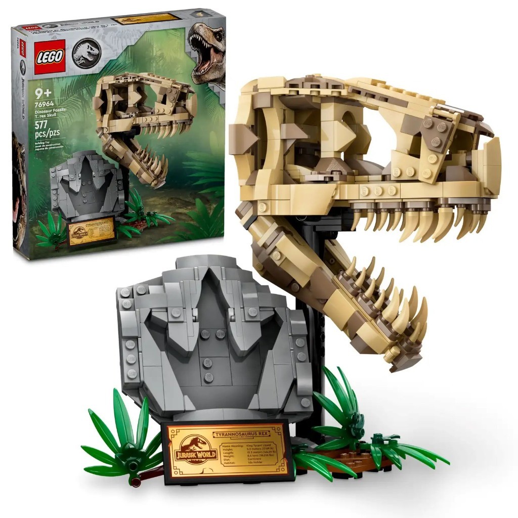 LEGO JURRASIC WORLD 76964 Đồ Chơi Lắp Ráp Bộ Khảo Cổ Xương Khủng Long
