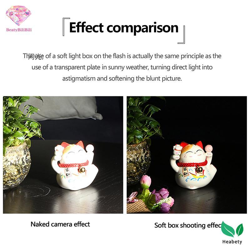 Heabety Photo Flash Diffuser Dome Bounce cho V1 TT600 V850II V860III TT600 / 520 / 685 / 850 / 860 F