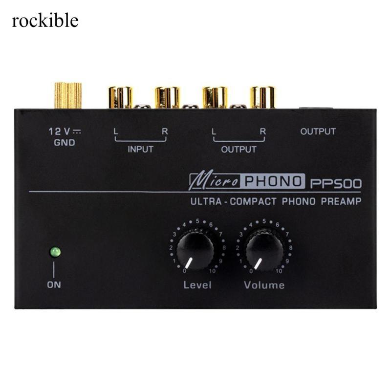 Preamp bàn xoay Phono, Preamp khuếch đại bàn xoay, Preamp máy ghi âm, Đầu vào RCA âm thanh kỹ thuật 
