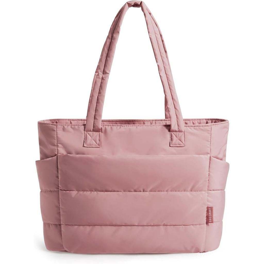 Túi tote BAGSMART dành cho nữ, Túi tote phồng nhẹ có ngăn Túi đeo vai Quilted Túi xách du lịch, công