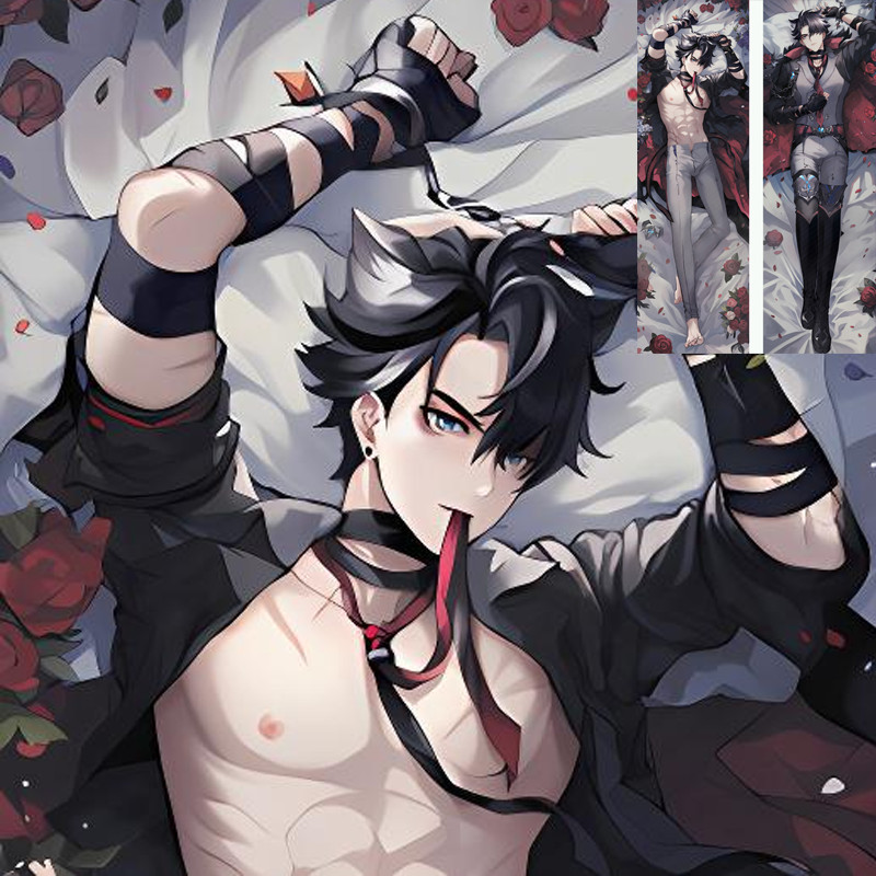 Genshin Impact Wriothesley Anime Ô Sinh Viên Gấp Sách Bạn Bè Của Narutome