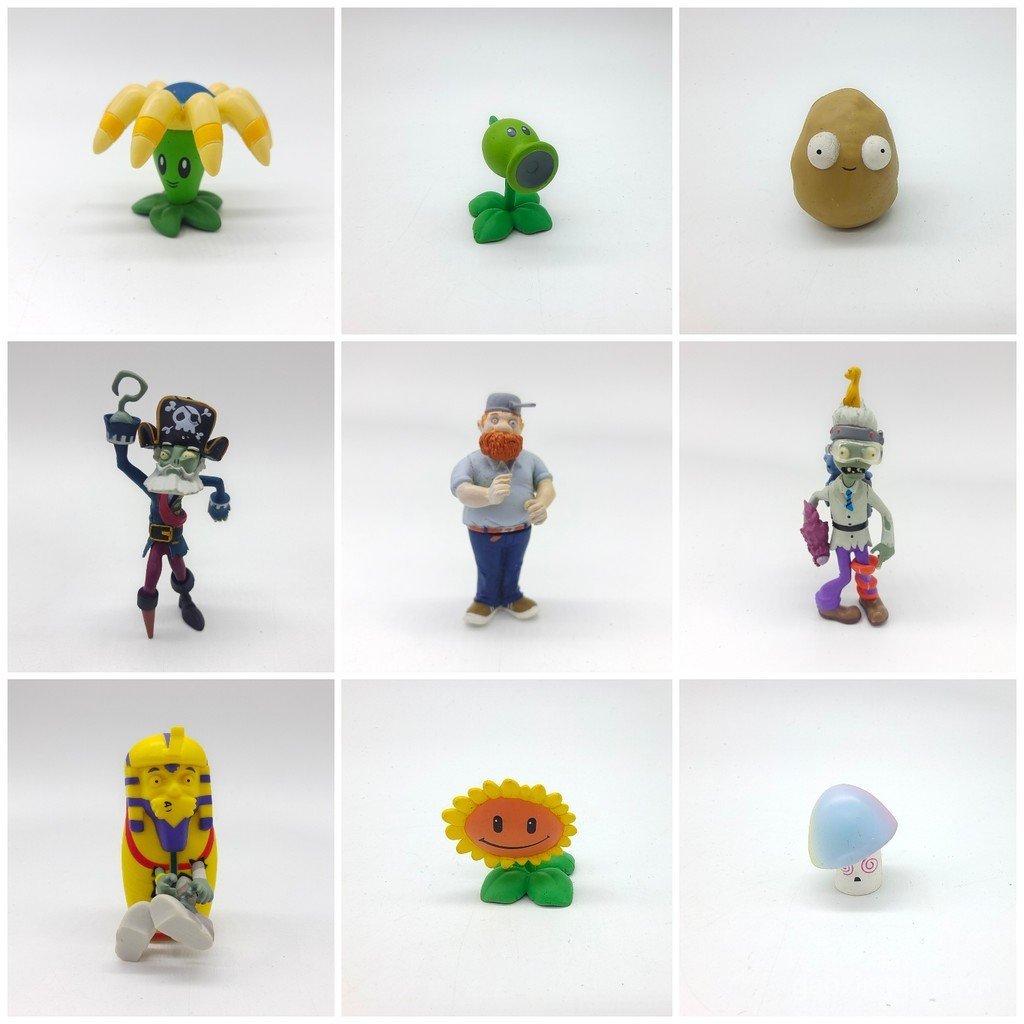 Thực vật hàng số lượng lớn chính hãng mới vs. Zombies Hoa Hướng Dương Bát Đậu Bắn Súng Nhân Vật Zomb