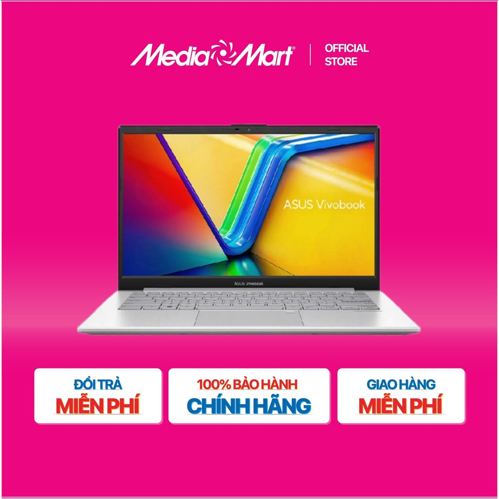 [MEDIAMART] - Laptop Asus Vivobook Go 14 E1404FA-NK177W - FREESHIP,Bảo hànhchínhhãng