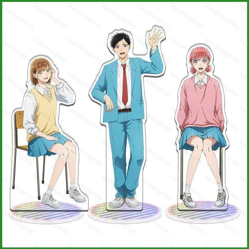 Mô Hình Acrylic Blue Box Hina Chono Chinatsu Kano Trang Trí Bàn, Quà Tặng Anime