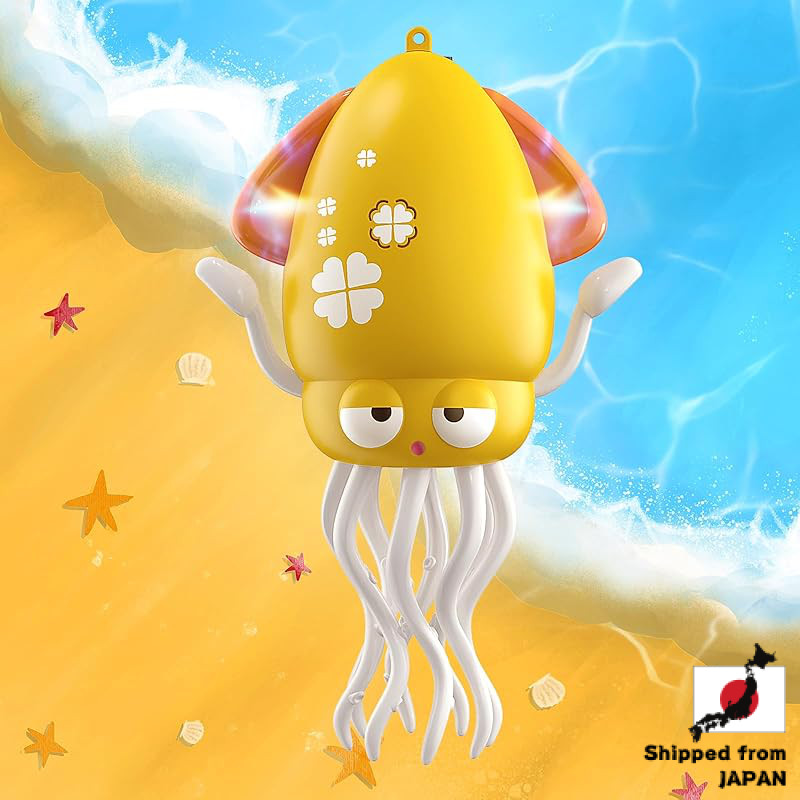 Dancing Electric Squid Toy with LED Lights and Music - Motion-Sensing Interactive Robot for Kids - F