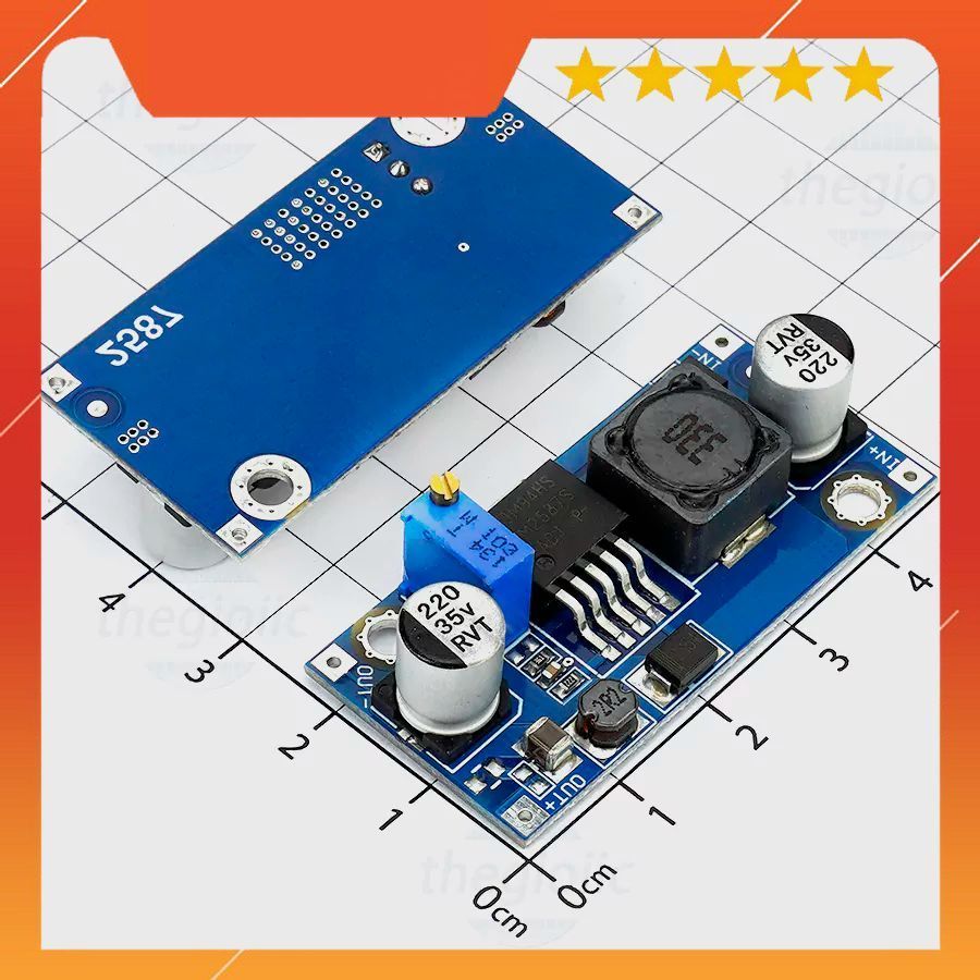 LM2587 Mạch Tăng Áp 5A Xanh Dương IoT Maker 90