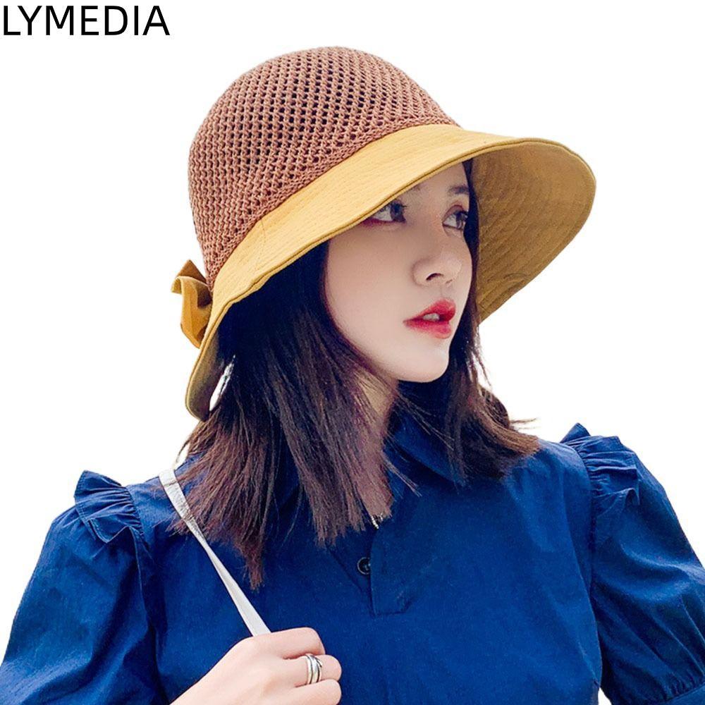 Mũ xô LYMEDIA chống nắng, vành rộng thoáng khí