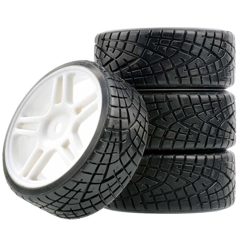 Dành Cho MJX HYPER GO 14303 14302 14301 Tamiya TT01 TT02 Nhựa hubcapTires Rally CNC Cao Cấp Nhựa hub