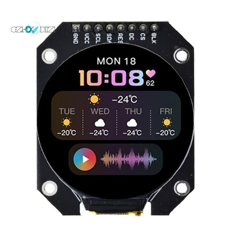 Màn Hình TFT 1.28 Inch TFT LCD Hiển Thị Mô Đun Tròn RGB 240x240 GC9A01 Trình Điều Khiển 4 Dây Giao D