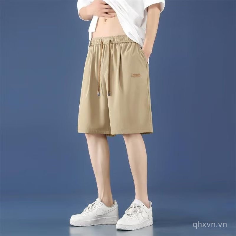 Quần Short Nam SF J17 Phong Cách Hàn Quốc Lưới Thoáng Khí Thẳng Thông Thường