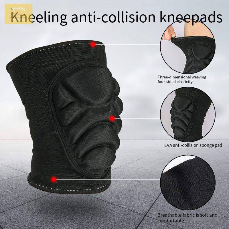 Miếng đệm đầu gối Kneecap Thể thao Miếng bọt biển ngoài trời Cưỡi con lăn Trượt băng Chống rơi