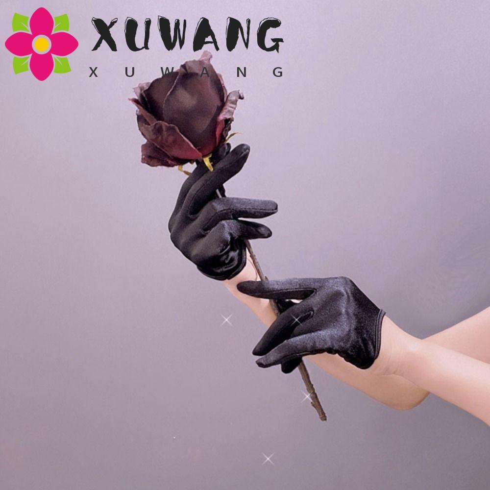 XUWANG Găng Tay Nữ Punk Cho Nam Đậm Bông Tai Kẹp Hip Hop Gothic Gothic Gothic Gothic Găng Tay
