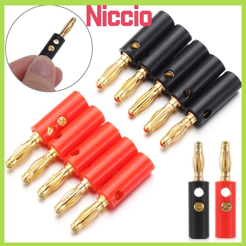 NICIO Banana Plug 4mm Phụ kiện loa Jack âm thanh mạ vàng