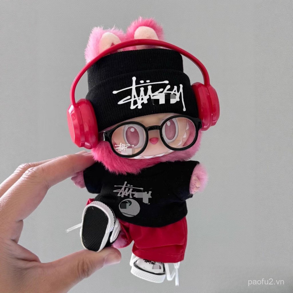 Một Hai Thế Hệ Ba Labubububu Quần Áo Trẻ Em Stu Silabu 17cm stussy Stussy Dạo Phố Cao Cấp Phù Hợp Vớ